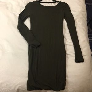 James Perse | 100% Cotton Dress | Olive | Size 0